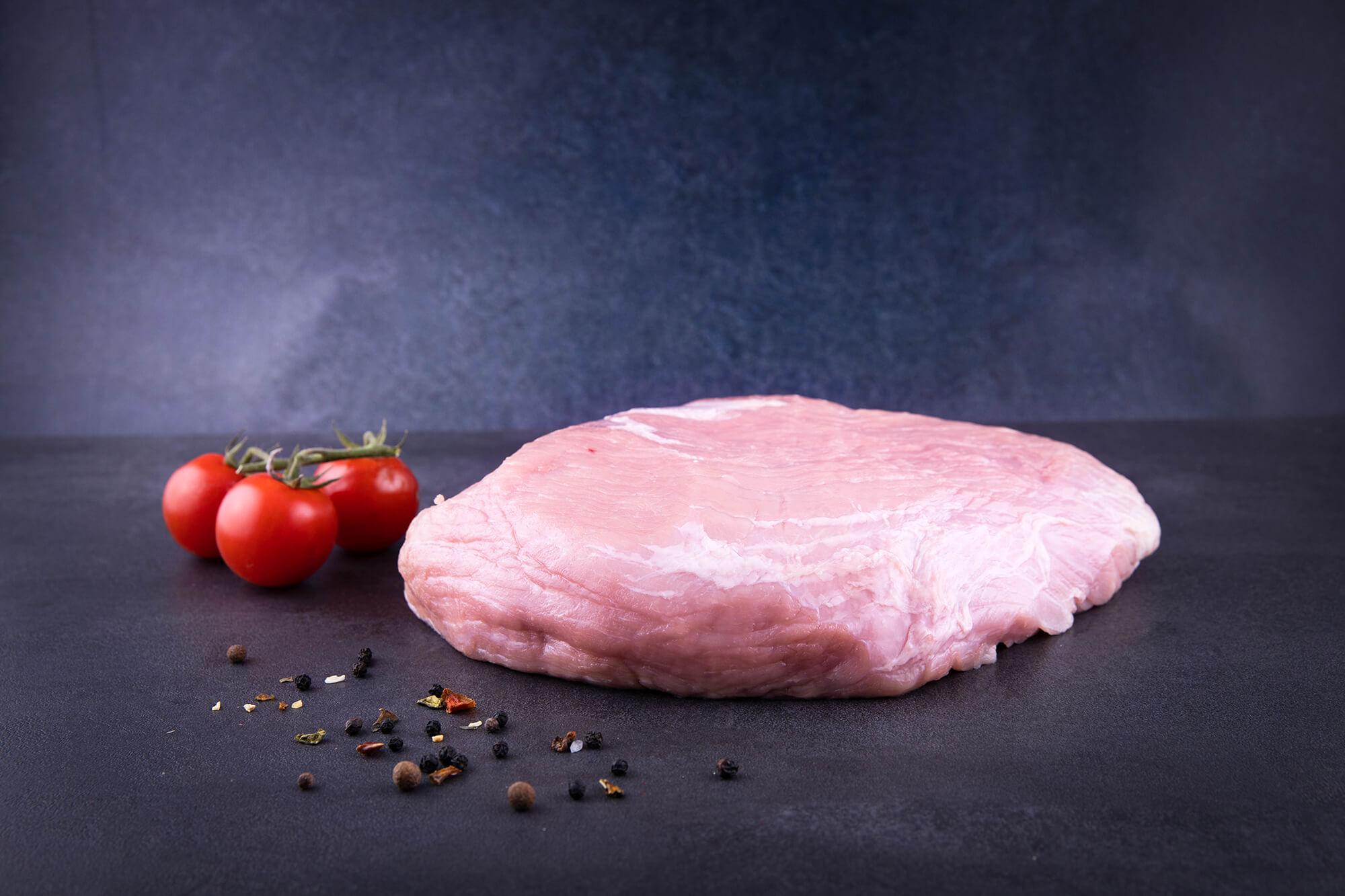 Schweineoberschale ohne Deckel | bayerisches Landschwein | Metzgerei Braidt | ca. 1700g