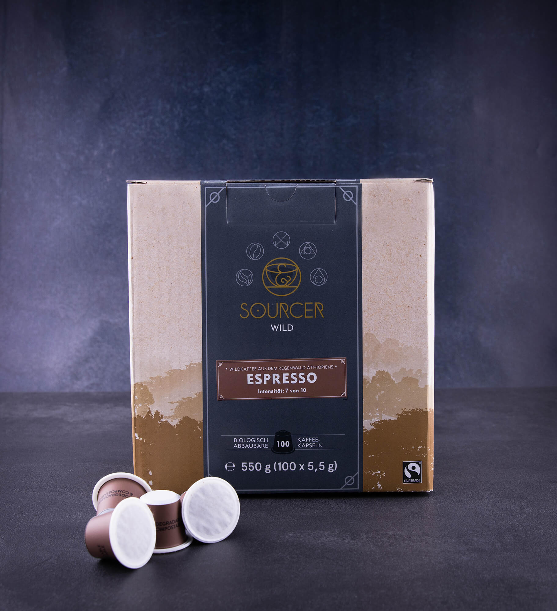 Kaffeekapseln Espresso | Sourcer Wild | 100St