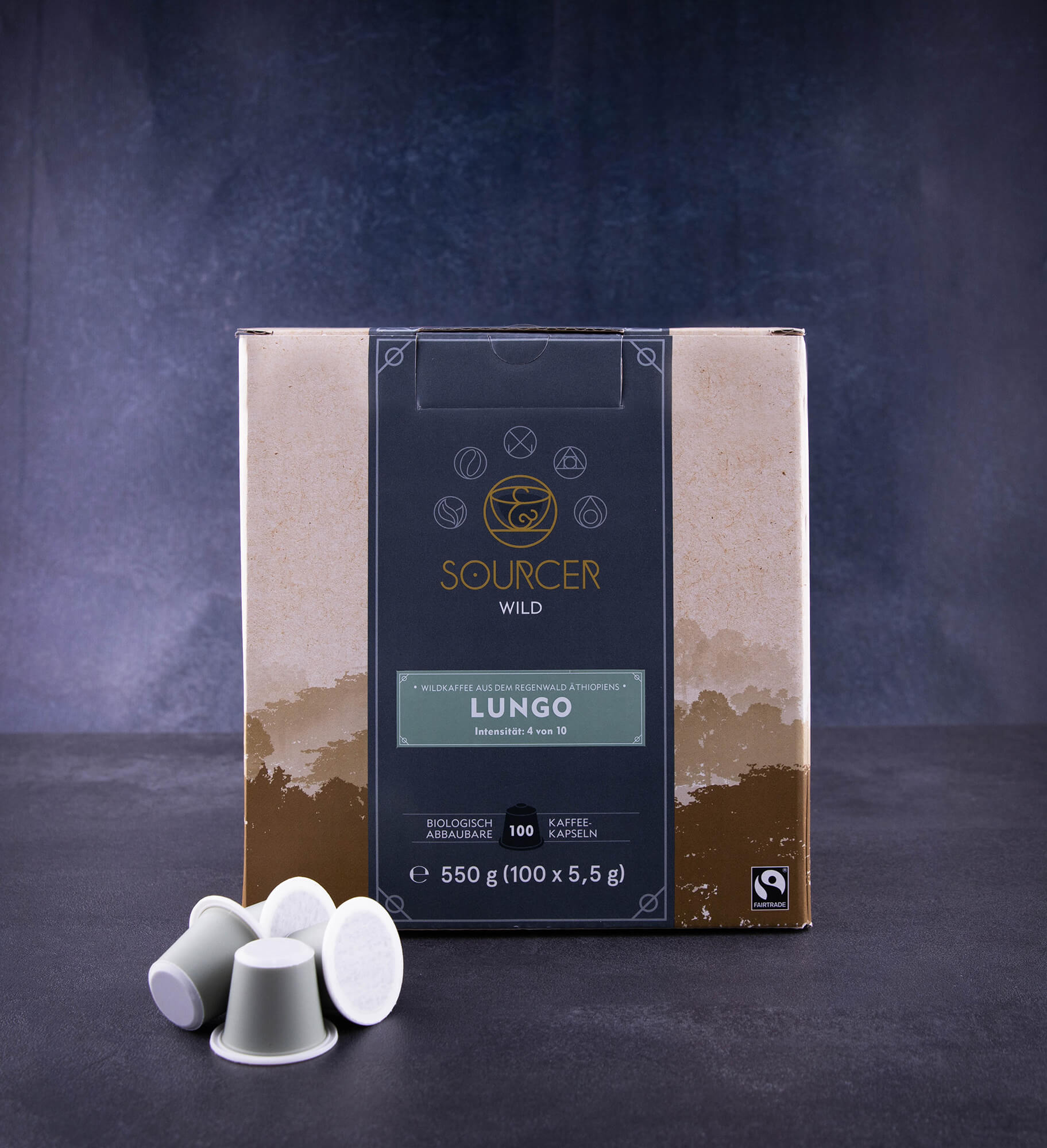 Kaffeekapseln Lungo | Sourcer Wild | 100St