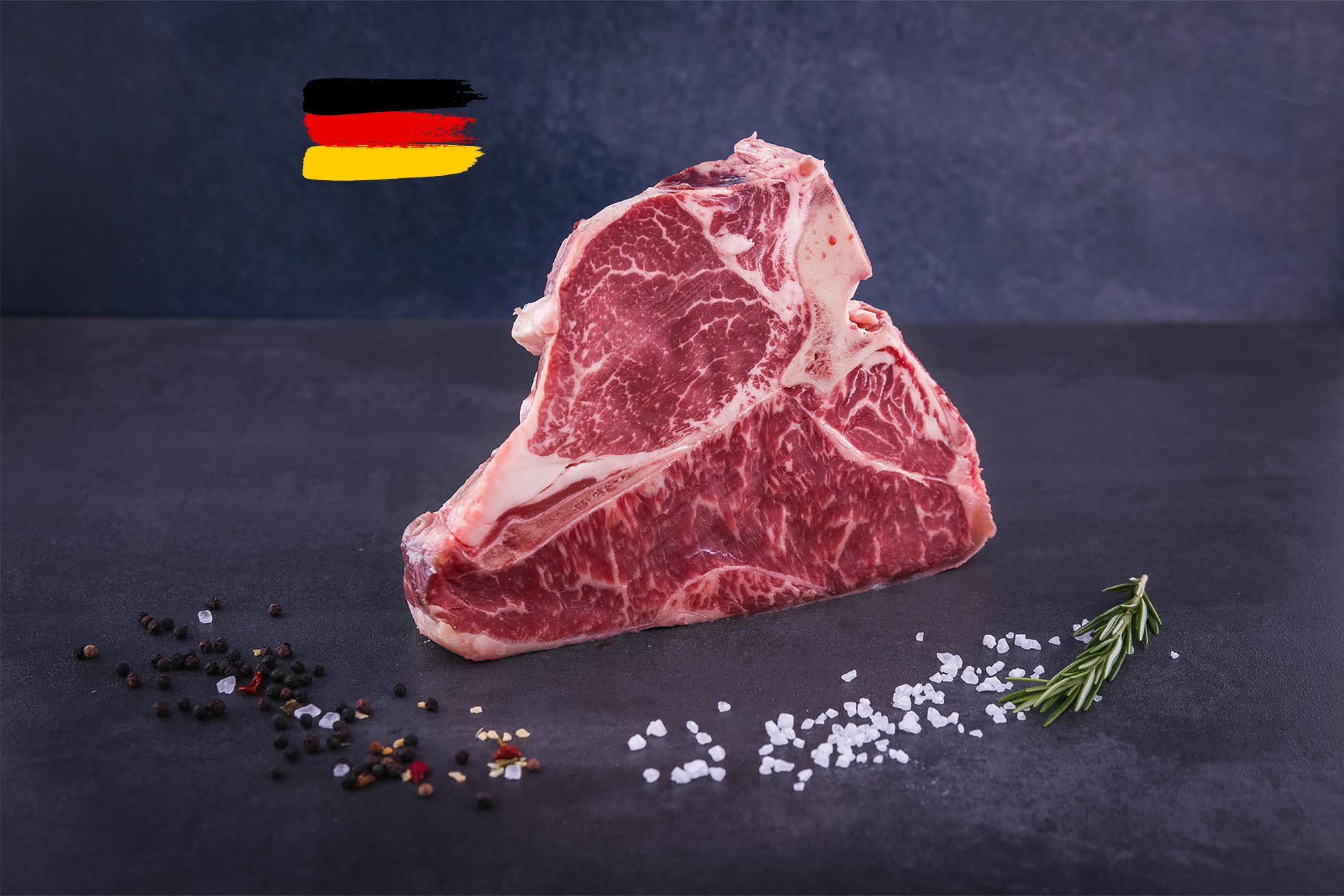 ❄ Dry Aged Porterhouse Steak |  Bayerisches Simmental Rind | tiefgekühlt | ca. 1000g