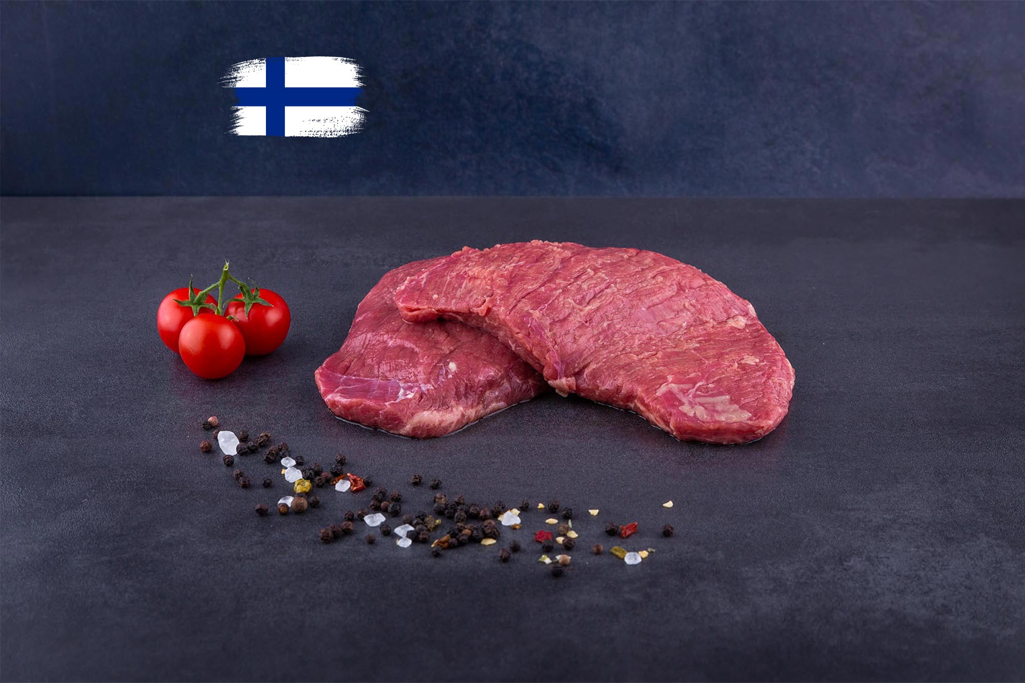 Sashi Färsen Flank Steaks -Choco- | JN Meat | Ayrshire | Finnland | 2 Stk | ca. 2000g